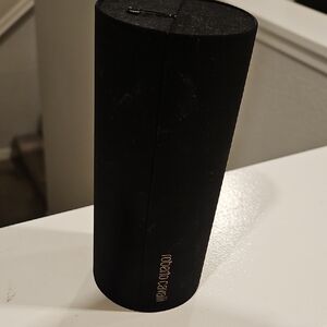Roberto Cavalli Black Cylinder Case